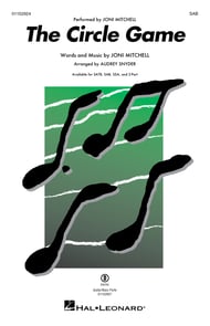 The Circle Game SAB choral sheet music cover Thumbnail